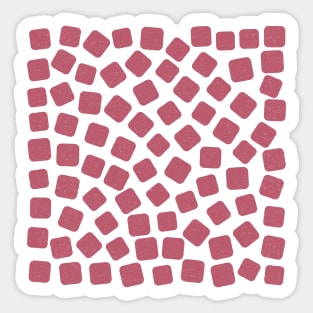 Red Gummies Pattern (Sweets) Sticker